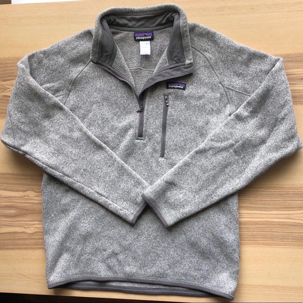 Patagonia Better Sweater Gray Quarter Zip